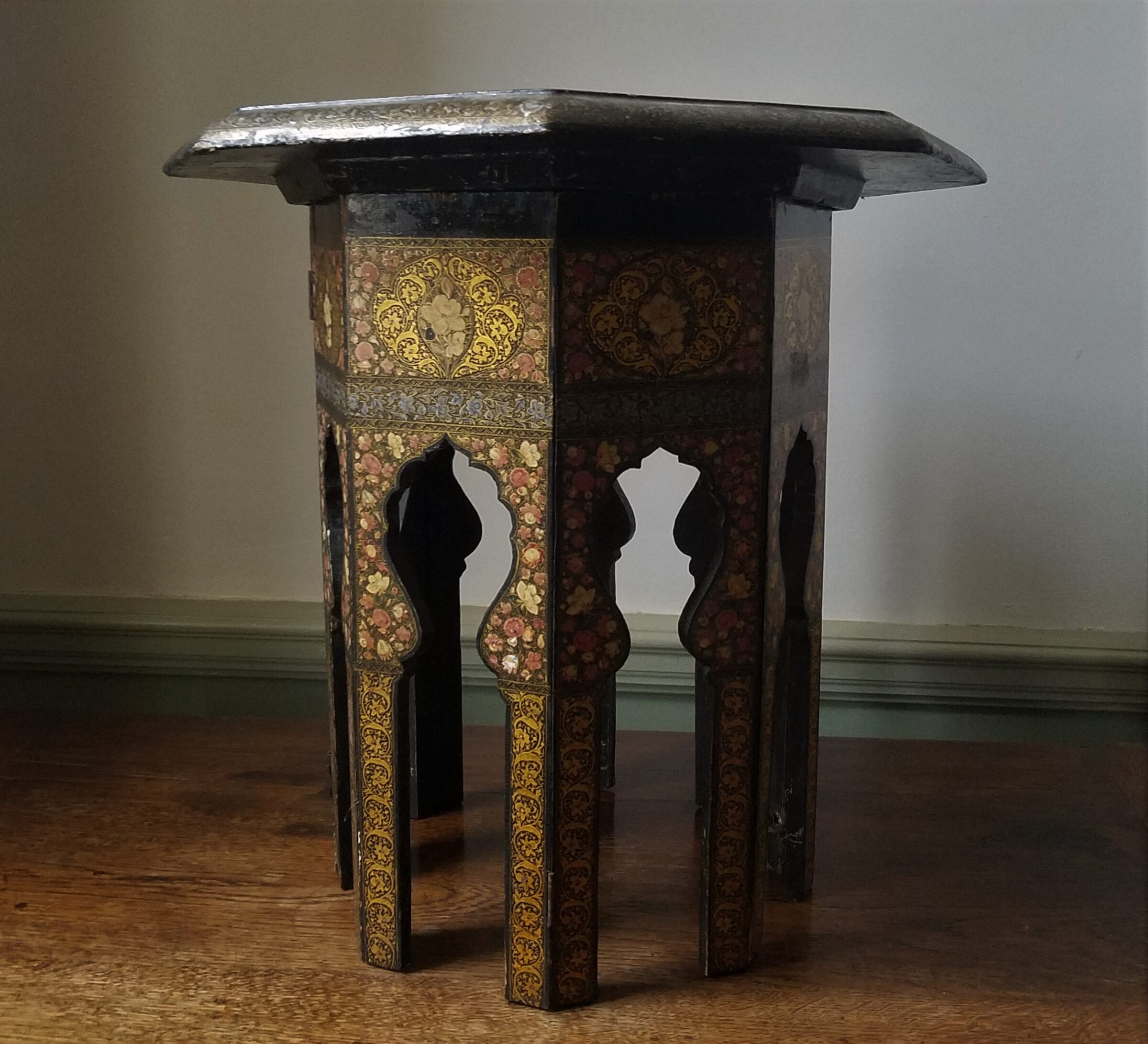 Rare, Vintage Indian Kashmiri Small Folding Table